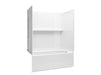 Sterling 71570122 Traverse 60" x 30" Vikrell® Bath/shower, Right Above-floor-drain, White