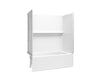 Sterling 71600110 Forum Traverse 60" x 30" Vikrell® Bath/shower, Left Drain, White