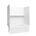 Sterling 71600110 Forum Traverse 60" x 30" Vikrell® Bath/shower, Left Drain, White