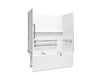 Sterling 71600117 Forum Traverse 60" x 30" Above-floor-drain Vikrell® Bath/shower with Aging in Place Backerboards, Grab Bars