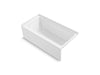 Sterling Forum 60" x 30" Vikrell alcove bath, right drain - White