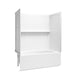 Sterling 71610110 Forum Traverse 60" x 32" Vikrell® Bath/shower, Left Drain, White