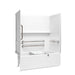Sterling 71610115 Forum Traverse 60" x 32" Vikrell® Bath/shower with Aging in Place Backerboards, Grab Bars, and Bath Seat, L