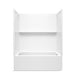 Sterling 71620120 Forum Traverse 60" x 36" Vikrell® Bath/shower, Right Drain, White