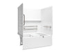 Sterling 71630117 Forum Traverse 60" x 42" Above-floor-drain Vikrell® Bath/shower with Aging in Place Backerboards, Grab Bars