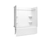 Sterling 71700110 Forum Medley 60" x 30" Vikrell® Bath/shower, Left Drain, White