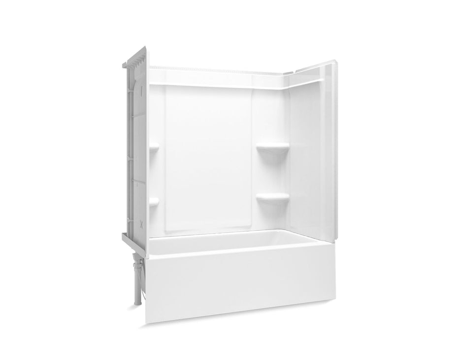 Sterling 71700110 Forum Medley 60" x 30" Vikrell® Bath/shower, Left Drain, White
