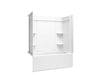 Sterling 71700122 Forum Medley 60" x 30" Above-floor-drain Vikrell® Bath/shower, Right Drain, White
