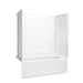 Sterling 71710126 Forum Medley 60" x 32" Vikrell® Bath/shower with Aging in Place Backerboards, Right Drain, White
