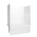 Sterling 71810116 Forum STORE+ 60" x 32" Vikrell® Bath/shower with Aging in Place Backerboards, Left Drain, White