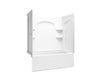 Sterling 71840120 Forum Curve 60" x 32" Vikrell® Bath/shower, Right Drain, White