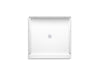 Sterling GUARD+ 42" x 42" Vikrell shower base, center drain - White