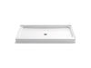 Sterling Ensemble 60" x 34" Vikrell shower base, center drain - White