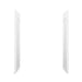 Sterling Ensemble 30" Vikrell shower end walls with Aging in Place backerboards - White