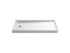 Sterling Ensemble 60" x 32" Vikrell shower base, left drain - White
