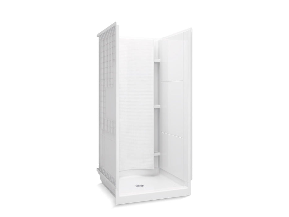 Sterling 72240100 Accord 36" x 36" Vikrell® Shower, Center Drain, White