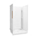 Sterling 72250106 Accord 42" x 36" Vikrell® Shower with Aging in Place Backerboards, Center Drain, White