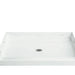 Sterling Accord 48" x 36" Vikrell shower base, center drain - White