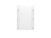 Sterling Accord 48" Vikrell shower back wall - White