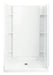 Sterling Accord 48" Vikrell shower back wall with Aging in Place backerboards - White