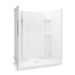 Sterling 72270106 Accord 60" x 36" Vikrell® Shower with Aging in Place Backerboards, Center Drain, White