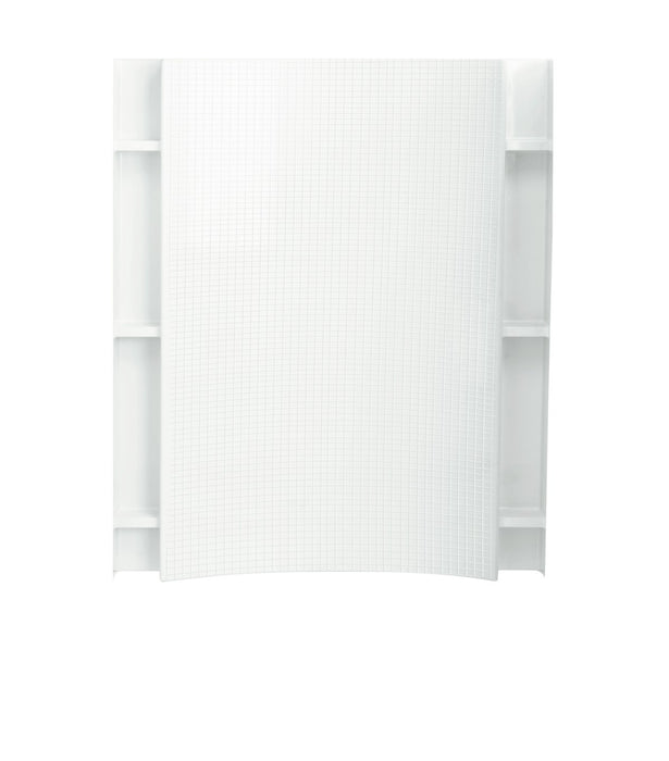 Sterling Accord 60" Vikrell shower back wall with Aging in Place backerboards - White
