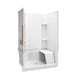 Sterling 72280106 Accord 48" x 36" Vikrell® Seated Shower with Aging in Place Backerboards, Center Drain, White