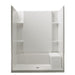 Sterling 72290106 Accord 60" x 36" Vikrell® Seated Shower with Aging in Place Backerboards, Center Drain, White