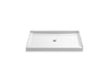 Sterling GUARD+ 48" x 34" Vikrell shower base, center drain - White