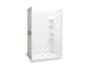 Sterling STORE+ 48" Vikrell shower back wall with Aging in Place backerboards - White