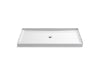 Sterling GUARD+ 60" x 34" Vikrell shower base, center drain - White