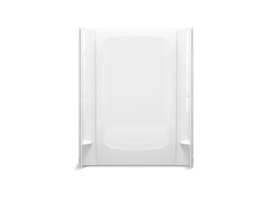 Sterling STORE+ 60" Vikrell shower back wall with Aging in Place Backerboards - White