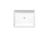 Sterling GUARD+ 42" x 34" Vikrell shower base, center drain - White