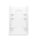 Sterling 72360100 Ensemble Curve 48" x 34" Vikrell® Shower, Center Drain, White