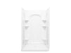 Sterling 72360106 Ensemble Curve 48" x 34" Vikrell® Shower with Aging in Place Backerboards, Center Drain, White