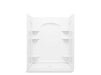 Sterling 72370100 Ensemble Curve 60" x 34" Vikrell® Shower, Center Drain, White