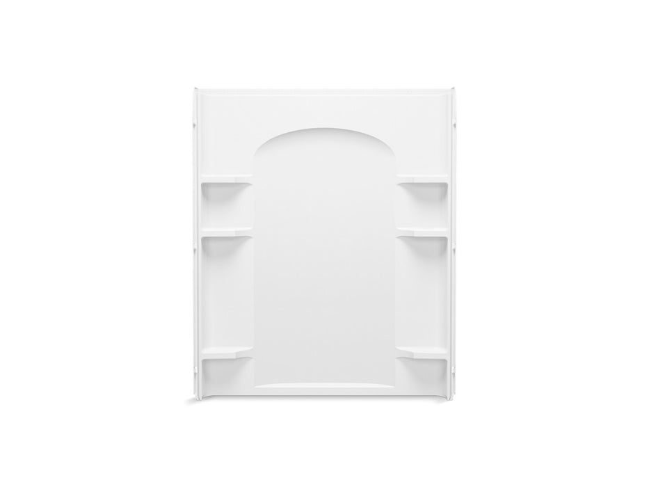 Sterling Ensemble 60" Vikrell shower back wall with Aging in Place backerboards - White