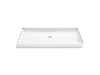 Sterling GUARD+ 60" x 36" Vikrell shower base, center drain - White