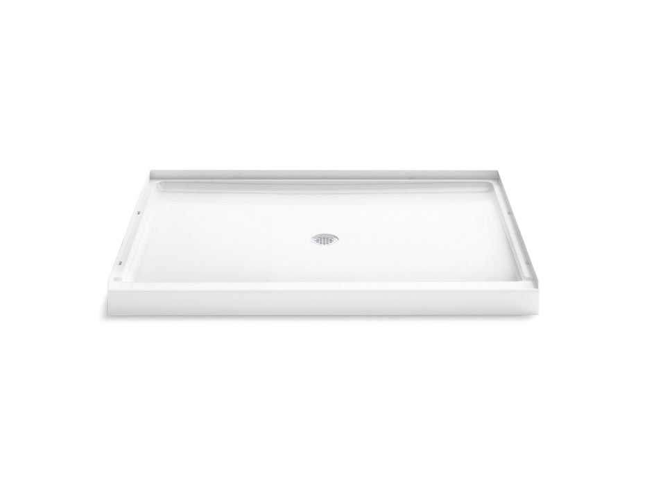 Sterling GUARD+ 60" x 42" Vikrell shower base, center drain - White