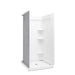 Sterling 72400106 Medley 36" x 34" Vikrell® Shower with Aging in Place Backerboards, Center Drain, White