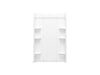 Sterling Medley 48" Vikrell shower back wall - White