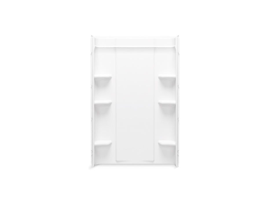 Sterling Medley 48" Vikrell shower back wall with Aging in Place backerboards - White
