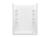 Sterling 72420126 STORE+ 60" x 32" Vikrell® Shower with Aging in Place Backerboards, Right Drain, White