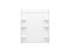 Sterling Medley 60" Vikrell shower back wall - White