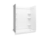 Sterling 72440126 Medley 60" x 30" Vikrell® Shower with Aging in Place Backerboards, Right Drain, White