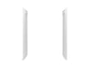 Sterling Medley 30" Vikrell shower end wall set with Aging in Place backerboards - White