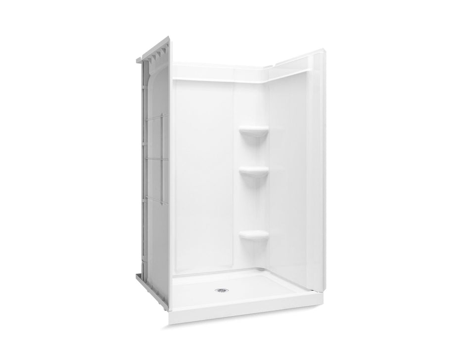 Sterling 72460100 Medley 48" x 36" Vikrell® Shower, Center Drain, White