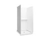Sterling 72500100 Traverse 36" x 34" Vikrell® Shower, Center Drain, White