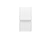 Sterling Traverse 36" x 72-1/4" Vikrell shower back wall - White