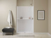 Sterling 72520106 Traverse 48" x 34" Vikrell® Shower with Aging in Place Backerboards, Center Drain, White